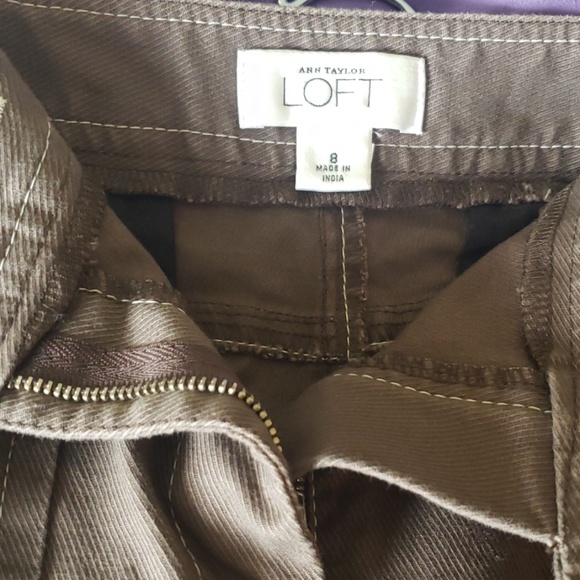 Ann Taylor Loft Brown Denim Mini Skirt - Picture 3 of 3